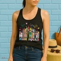 Mom Squad Diz Nee Mama Mothers Day Gift Mom Magic Kingdom Women's Tank Top thumb 2