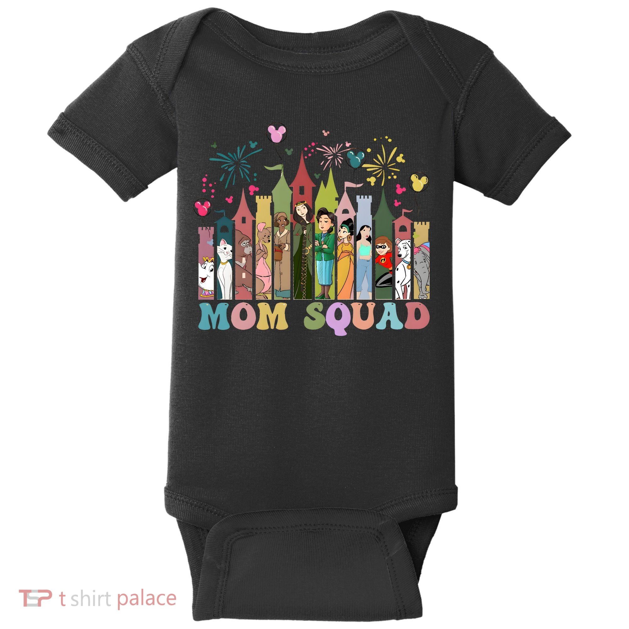 Mom Squad Diz Nee Mama Mothers Day Gift Mom Magic Kingdom Baby Bodysuit