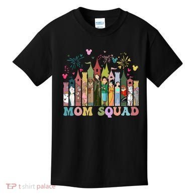Mom Squad Diz Nee Mama Mothers Day Gift Mom Magic Kingdom Kids T-Shirt