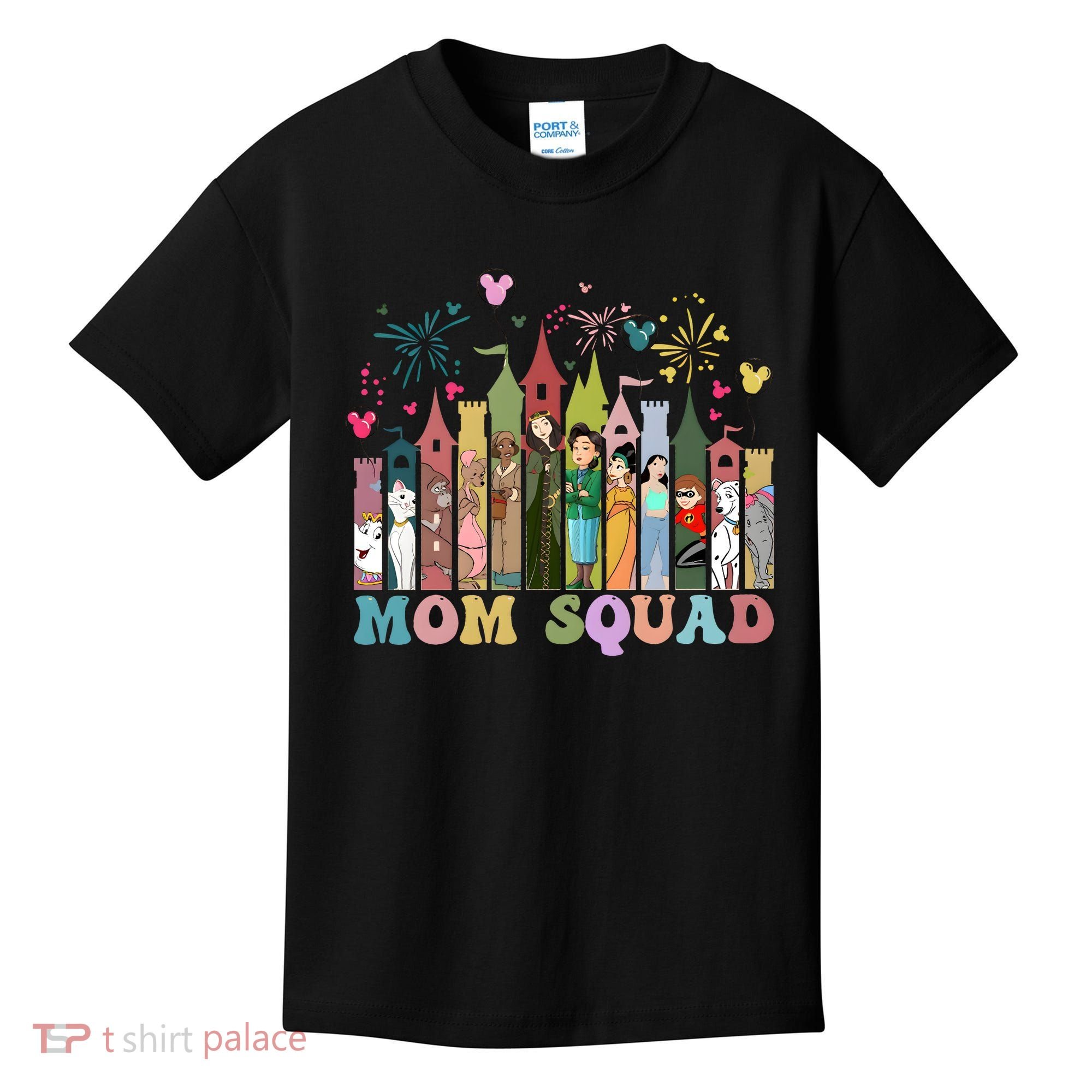Mom Squad Diz Nee Mama Mothers Day Gift Mom Magic Kingdom Kids T-Shirt