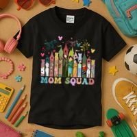 Mom Squad Diz Nee Mama Mothers Day Gift Mom Magic Kingdom Kids T-Shirt thumb 3