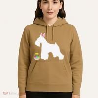 Miniature Schnauzer Easter Bunny Dog Silhouette Hoodie thumb 5