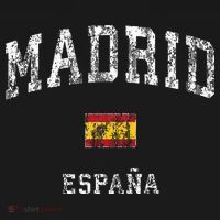 Madrid Spain Espana Vintage Athletic Sports T-Shirt thumb 7