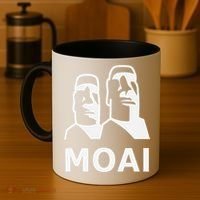 Moai Statues Easter Island Heads Polynesia Coffee Mug thumb 4