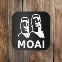 Moai Statues Easter Island Heads Polynesia Coaster thumb 0