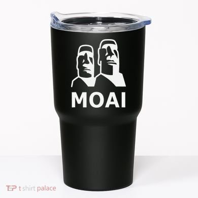 Moai Statues Easter Island Heads Polynesia Tumbler