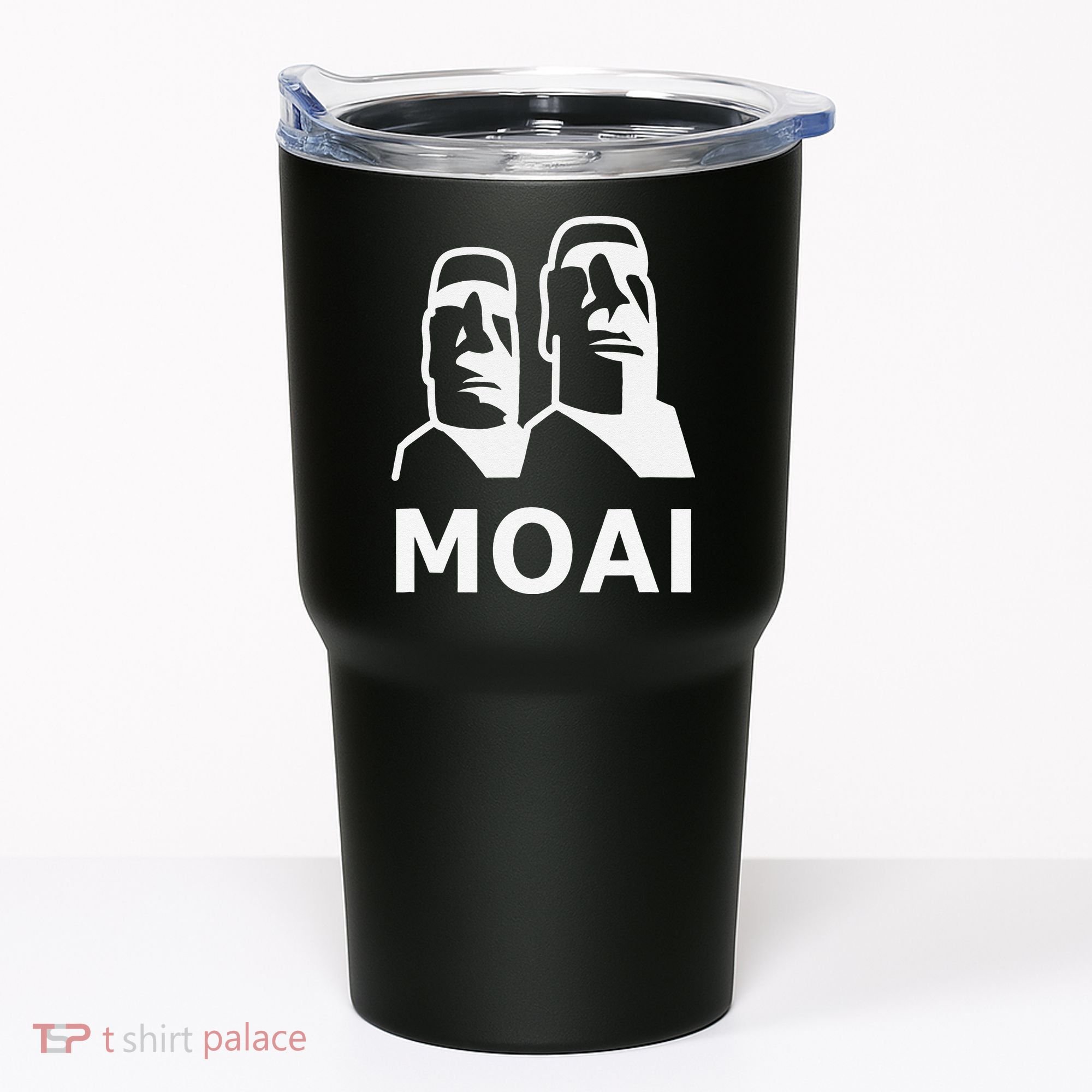 Moai Statues Easter Island Heads Polynesia Tumbler