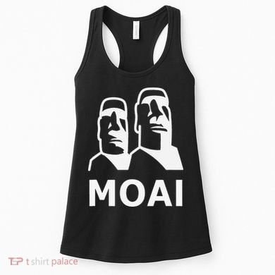 Moai Statues Easter Island Heads Polynesia Women's Tank Top
