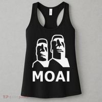 Moai Statues Easter Island Heads Polynesia Women's Tank Top thumb 3