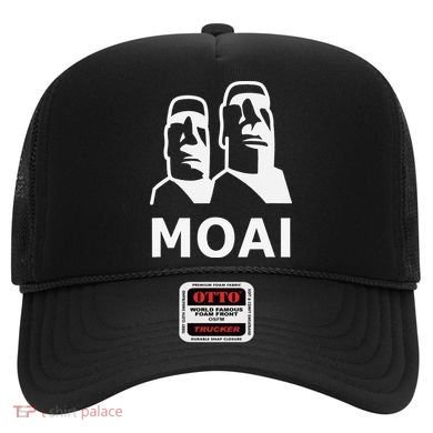 Moai Statues Easter Island Heads Polynesia Hat