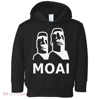 Moai Statues Easter Island Heads Polynesia Toddler Hoodie