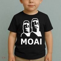 Moai Statues Easter Island Heads Polynesia Toddler T-Shirt thumb 2