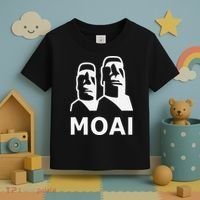 Moai Statues Easter Island Heads Polynesia Toddler T-Shirt thumb 3