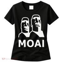 Moai Statues Easter Island Heads Polynesia Women's T-Shirt thumb 0