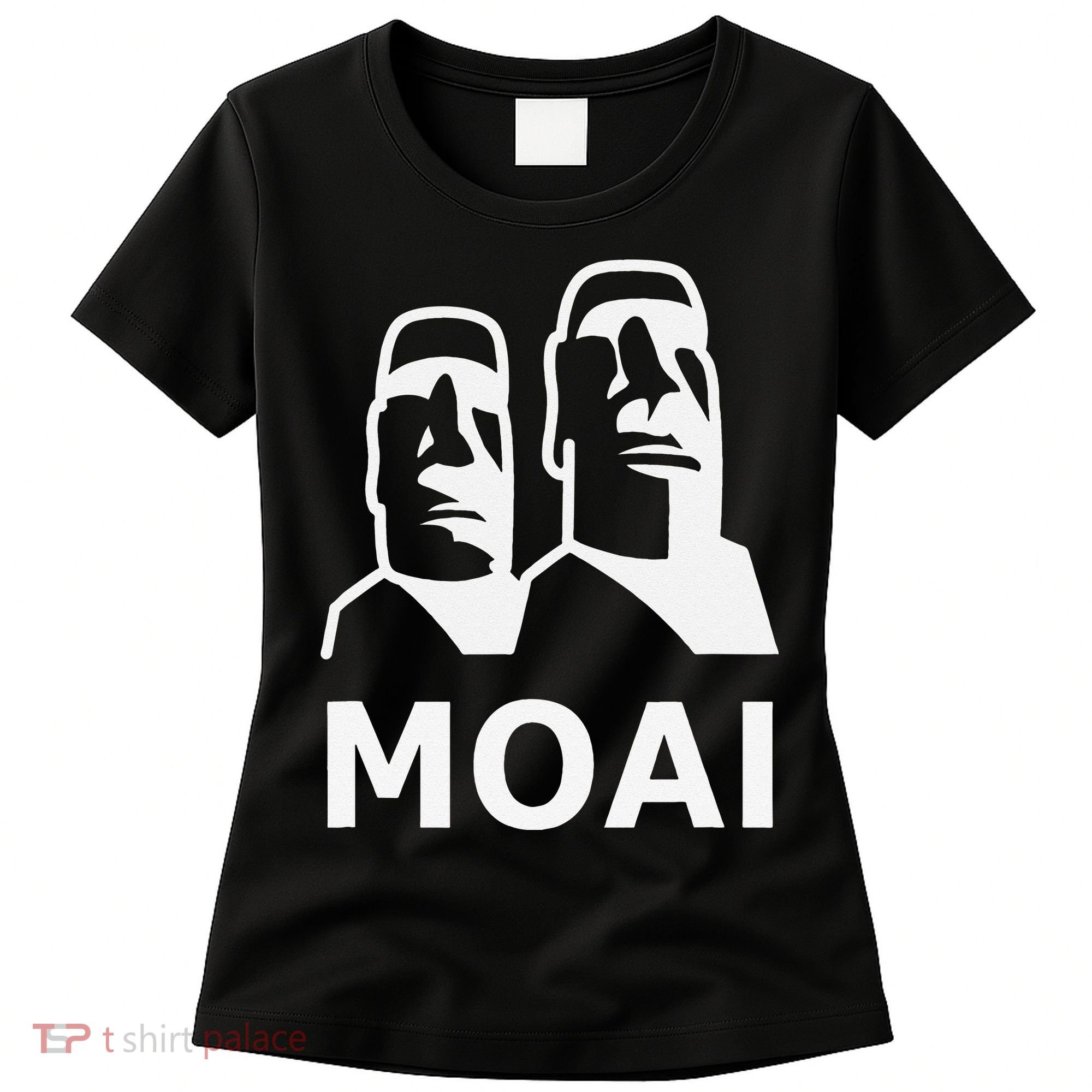 Moai Statues Easter Island Heads Polynesia Women's T-Shirt