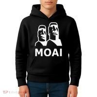 Moai Statues Easter Island Heads Polynesia Kids Hoodie thumb 4