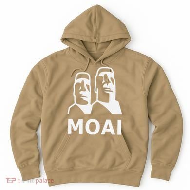 Moai Statues Easter Island Heads Polynesia Hoodie