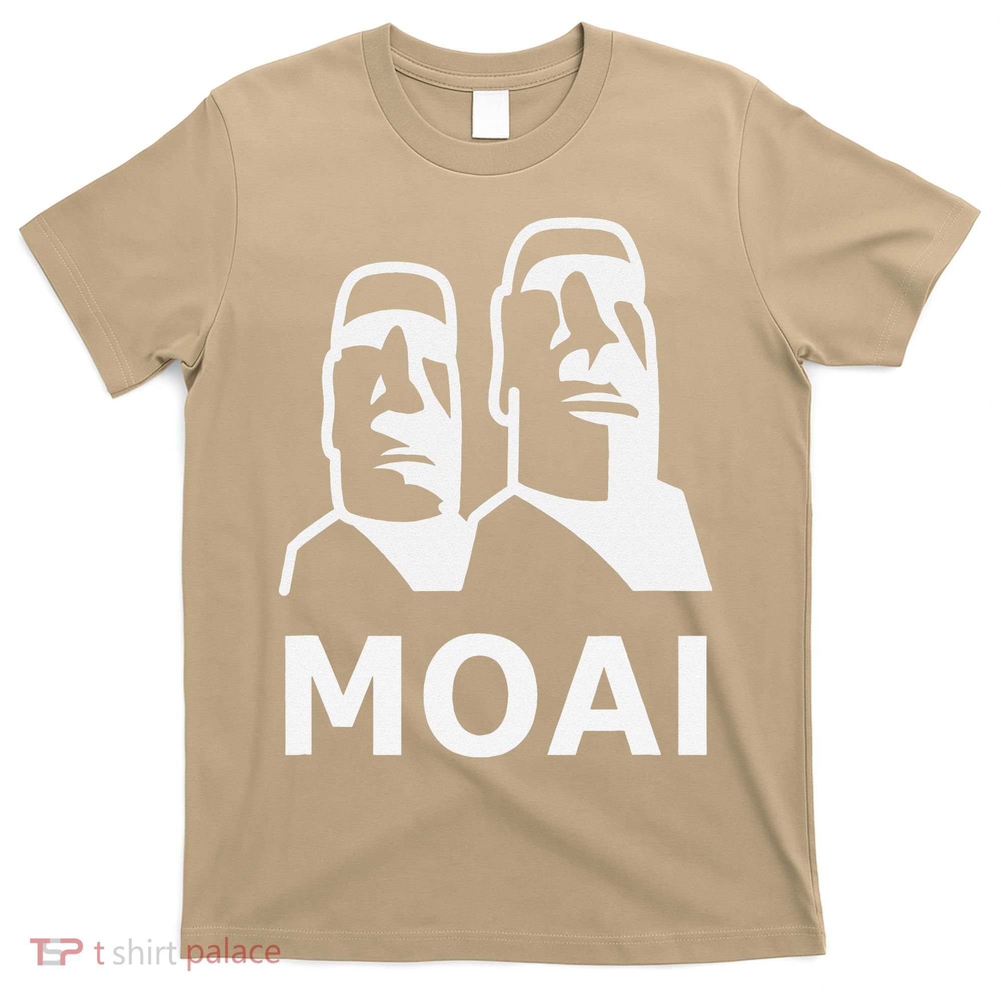 Moai Statues Easter Island Heads Polynesia T-Shirt