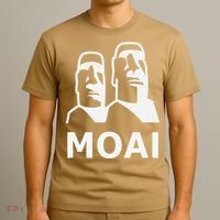 Moai Statues Easter Island Heads Polynesia T-Shirt thumb 3