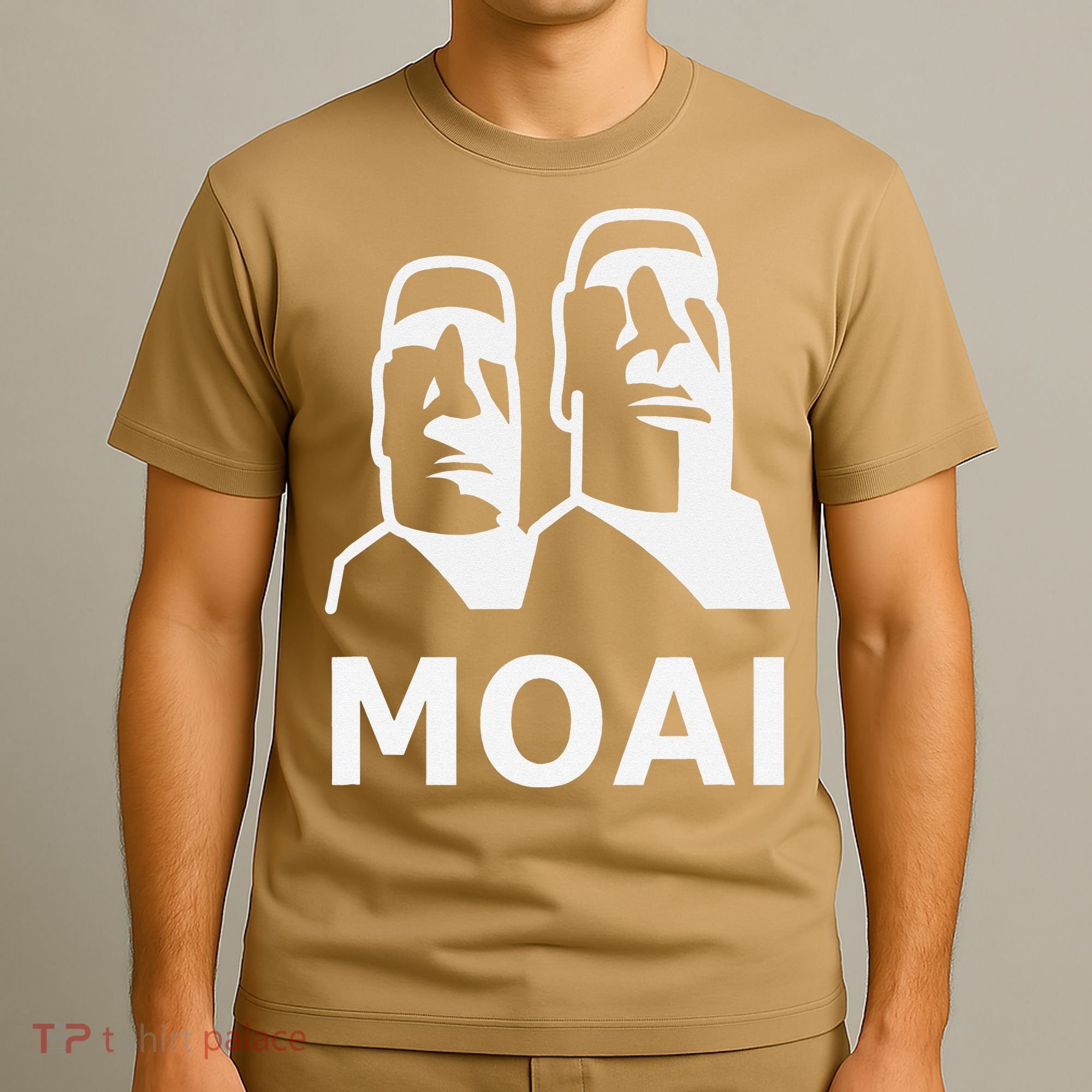 Moai Statues Easter Island Heads Polynesia T-Shirt