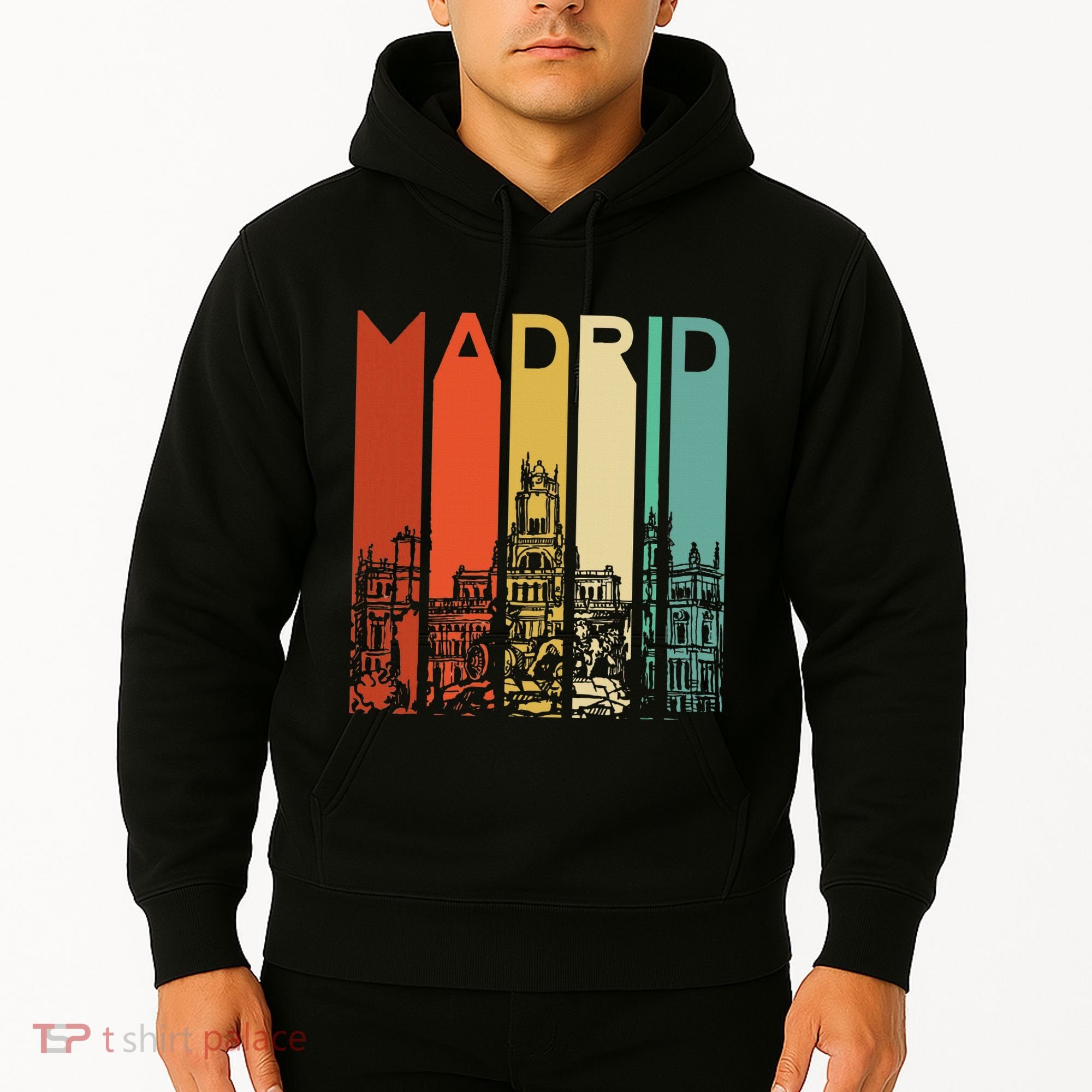 Madrid Spain Espana Barcelona Catalonia Spanish Retro Basque Hoodie