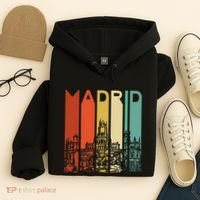 Madrid Spain Espana Barcelona Catalonia Spanish Retro Basque Hoodie thumb 4