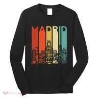 Madrid Spain Espana Barcelona Catalonia Spanish Retro Basque Long Sleeve Shirt thumb 0