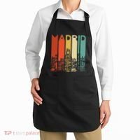 Madrid Spain Espana Barcelona Catalonia Spanish Retro Basque Apron thumb 2