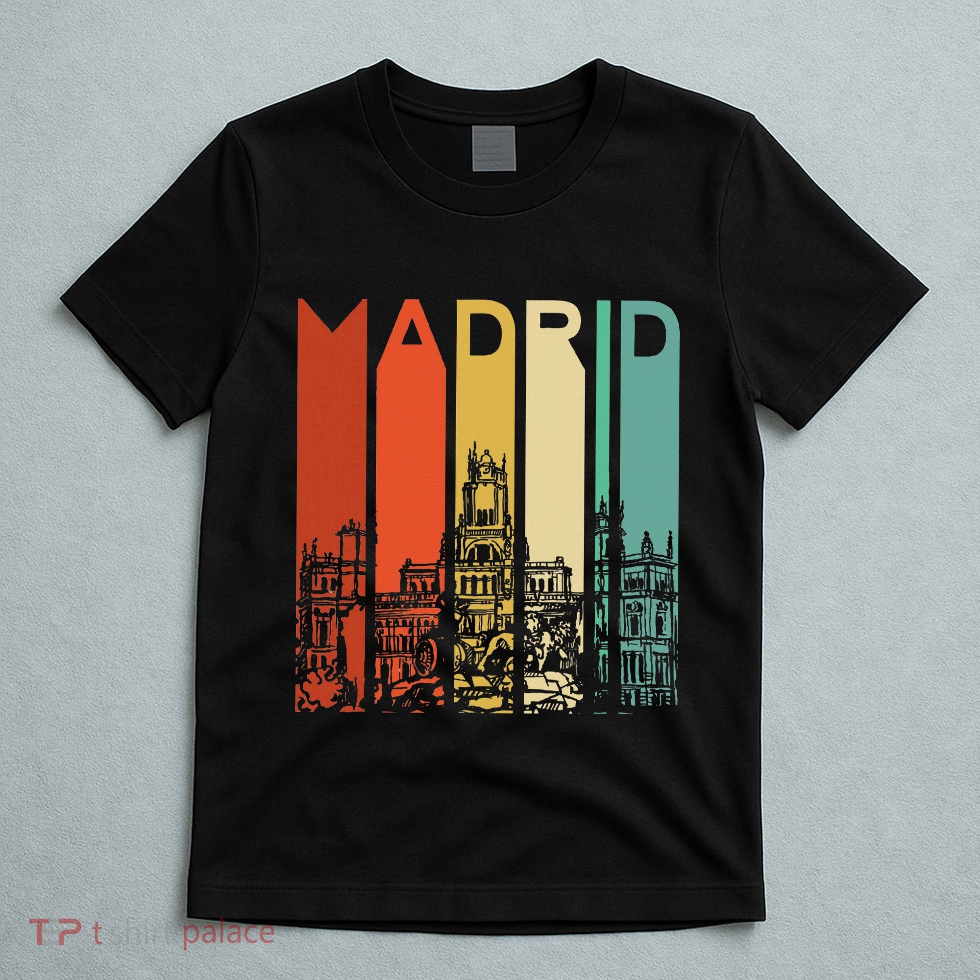 Madrid Spain Espana Barcelona Catalonia Spanish Retro Basque T-Shirt
