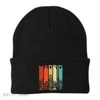 Madrid Spain Espana Barcelona Catalonia Spanish Retro Basque Beanie thumb 0
