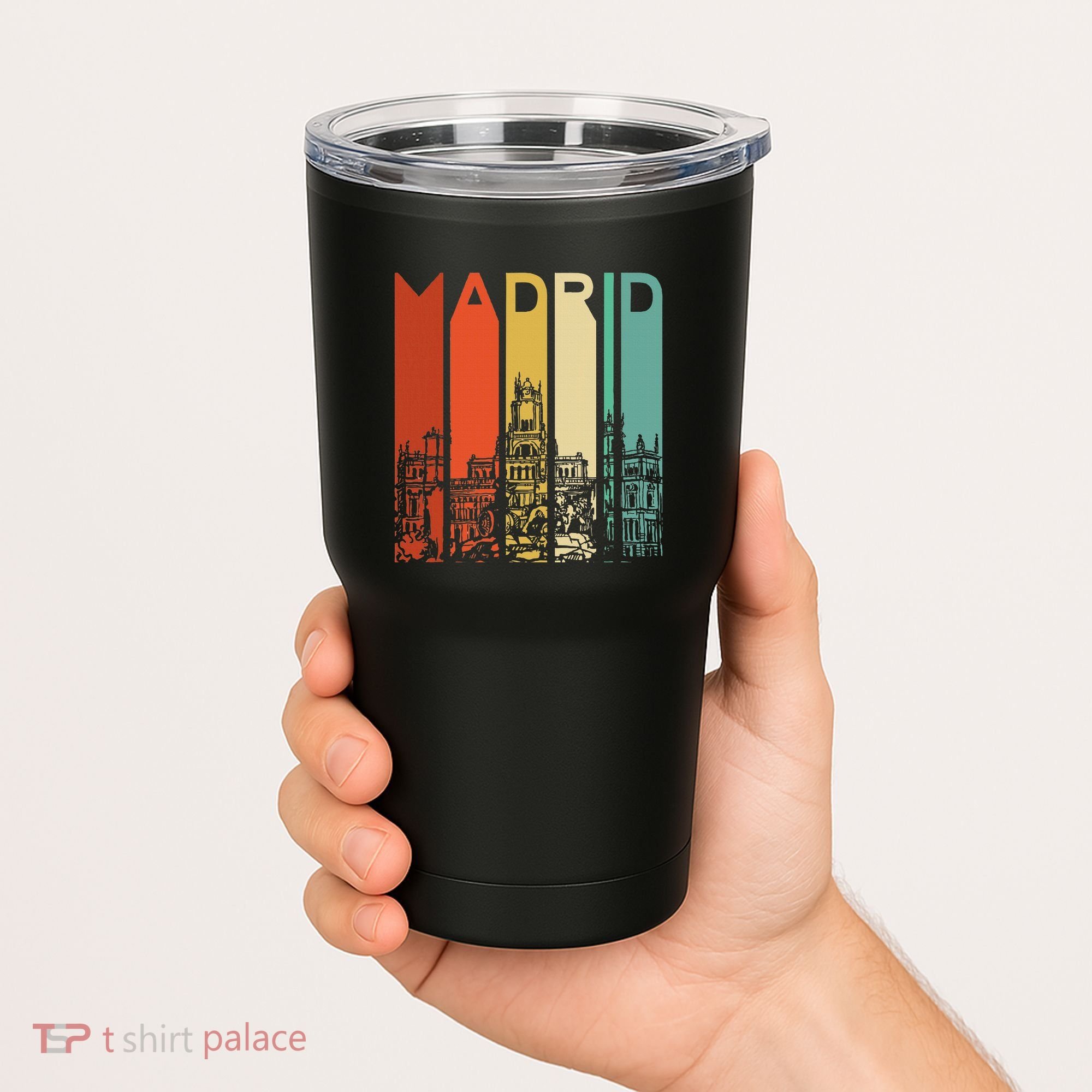 Madrid Spain Espana Barcelona Catalonia Spanish Retro Basque Tumbler