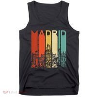 Madrid Spain Espana Barcelona Catalonia Spanish Retro Basque Tank Top thumb 0