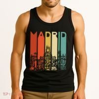 Madrid Spain Espana Barcelona Catalonia Spanish Retro Basque Tank Top thumb 3