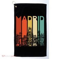 Madrid Spain Espana Barcelona Catalonia Spanish Retro Basque Golf Towel thumb 0