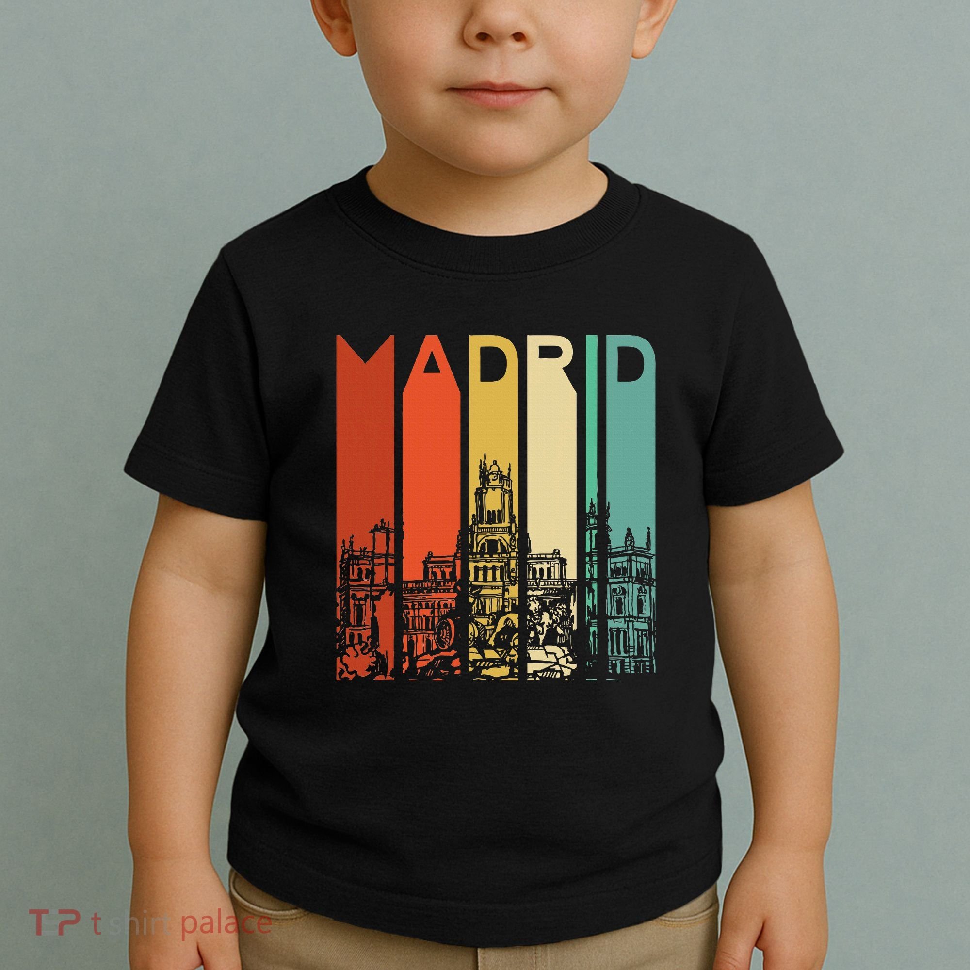 Madrid Spain Espana Barcelona Catalonia Spanish Retro Basque Toddler T-Shirt
