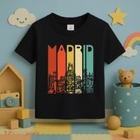 Madrid Spain Espana Barcelona Catalonia Spanish Retro Basque Toddler T-Shirt thumb 3