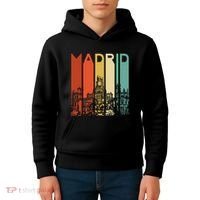 Madrid Spain Espana Barcelona Catalonia Spanish Retro Basque Kids Hoodie thumb 4