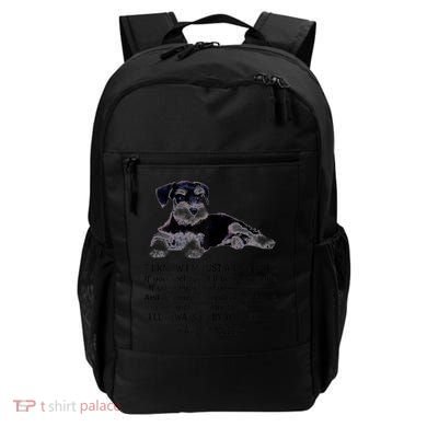 Miniature Schnauzer Funny Gift Backpack