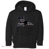 Miniature Schnauzer Funny Gift Toddler Hoodie thumb 0