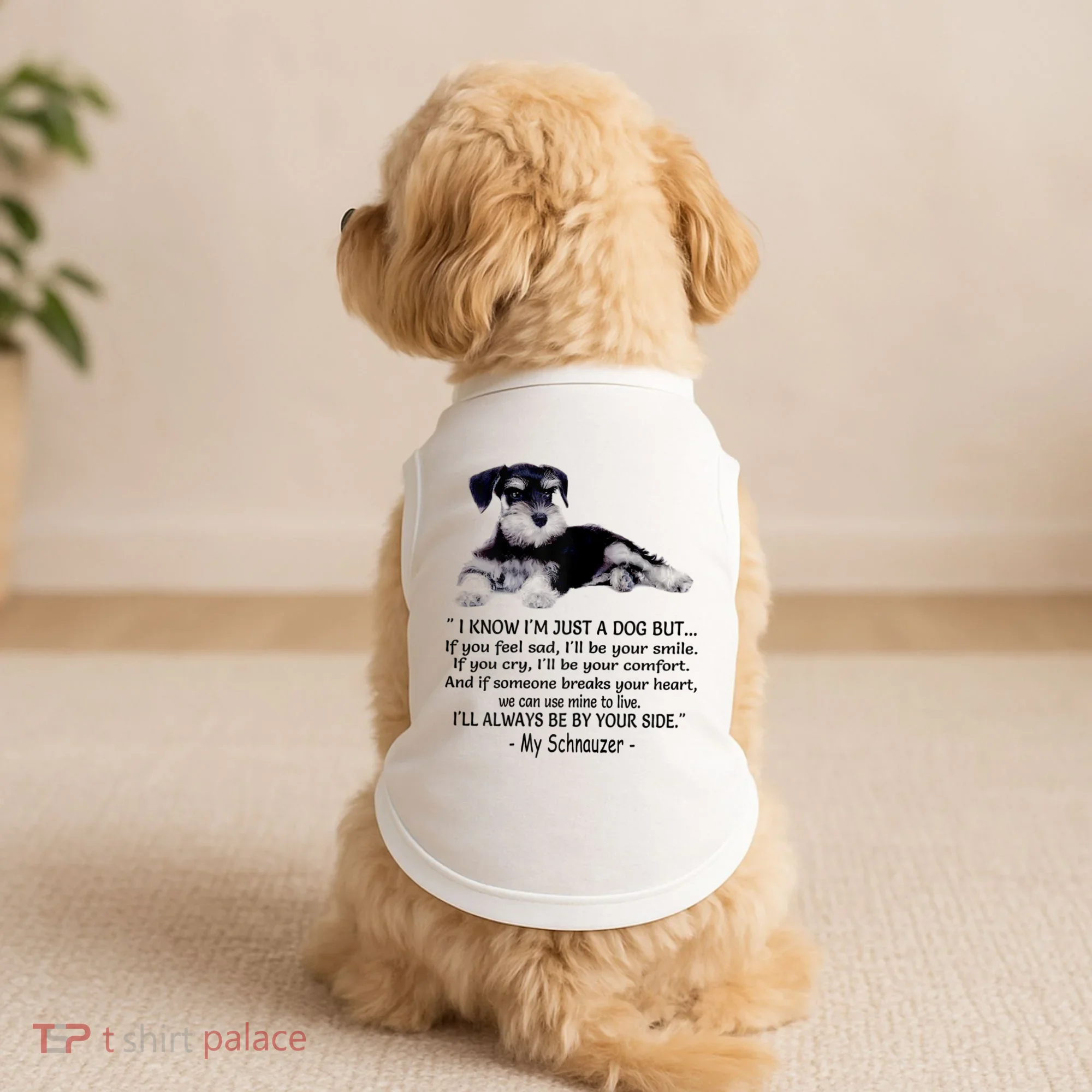 Miniature Schnauzer Funny Gift Doggie Tank