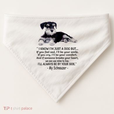 Miniature Schnauzer Funny Gift USA-Made Doggie Bandana