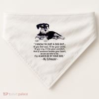 Miniature Schnauzer Funny Gift USA-Made Doggie Bandana thumb 0