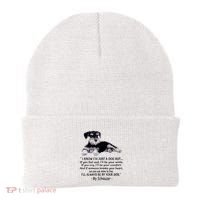 Miniature Schnauzer Funny Gift Beanie thumb 0