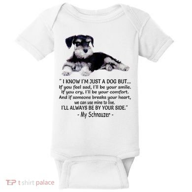 Miniature Schnauzer Funny Gift Baby Bodysuit