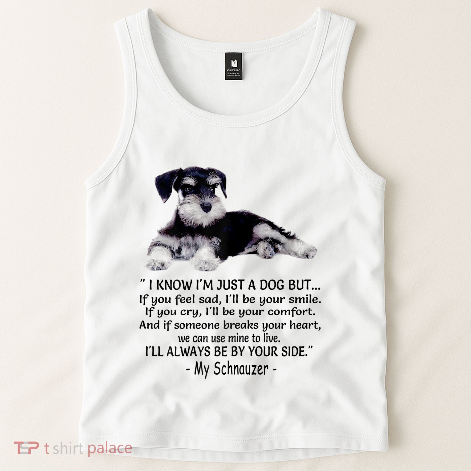 Miniature Schnauzer Funny Gift Tank Top