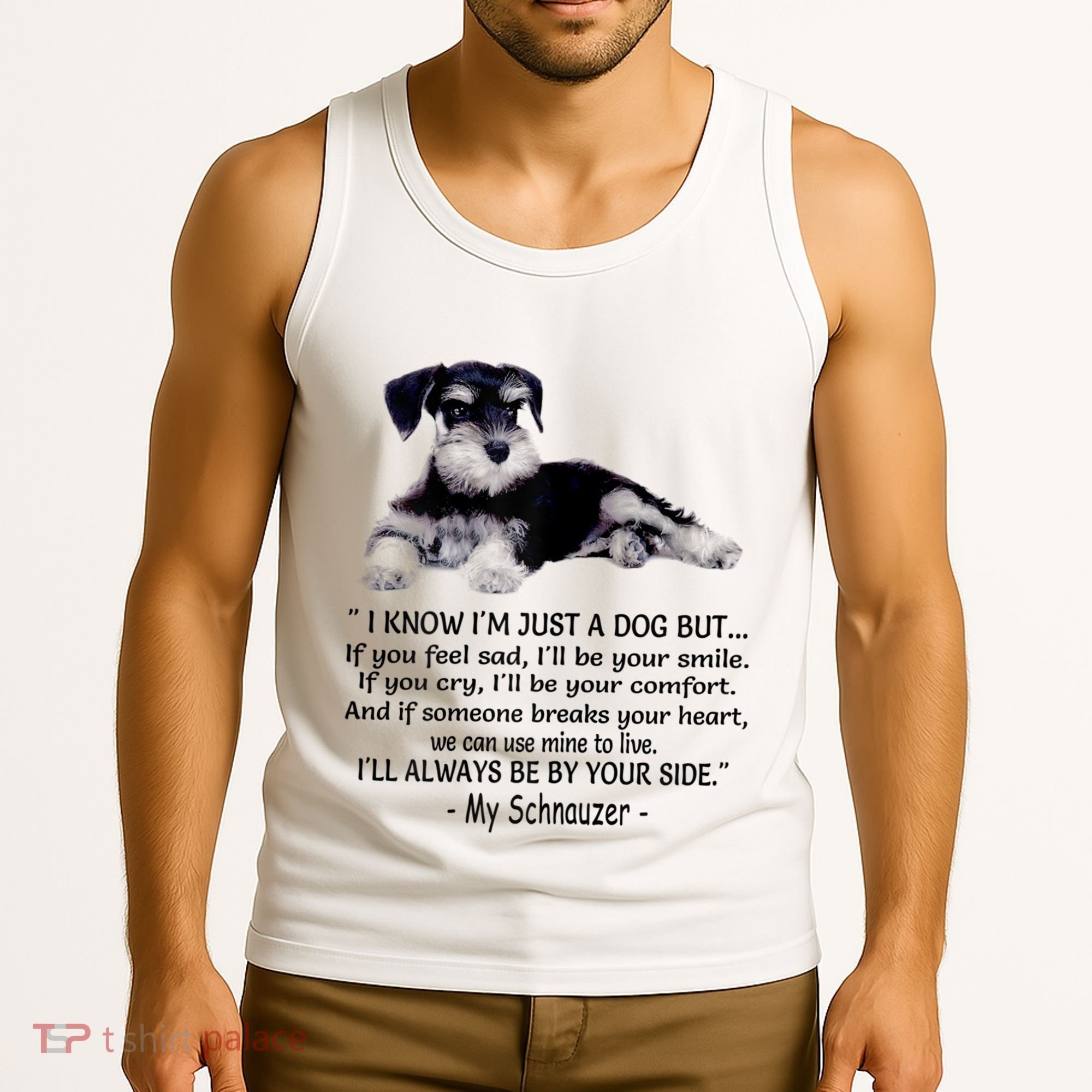 Miniature Schnauzer Funny Gift Tank Top