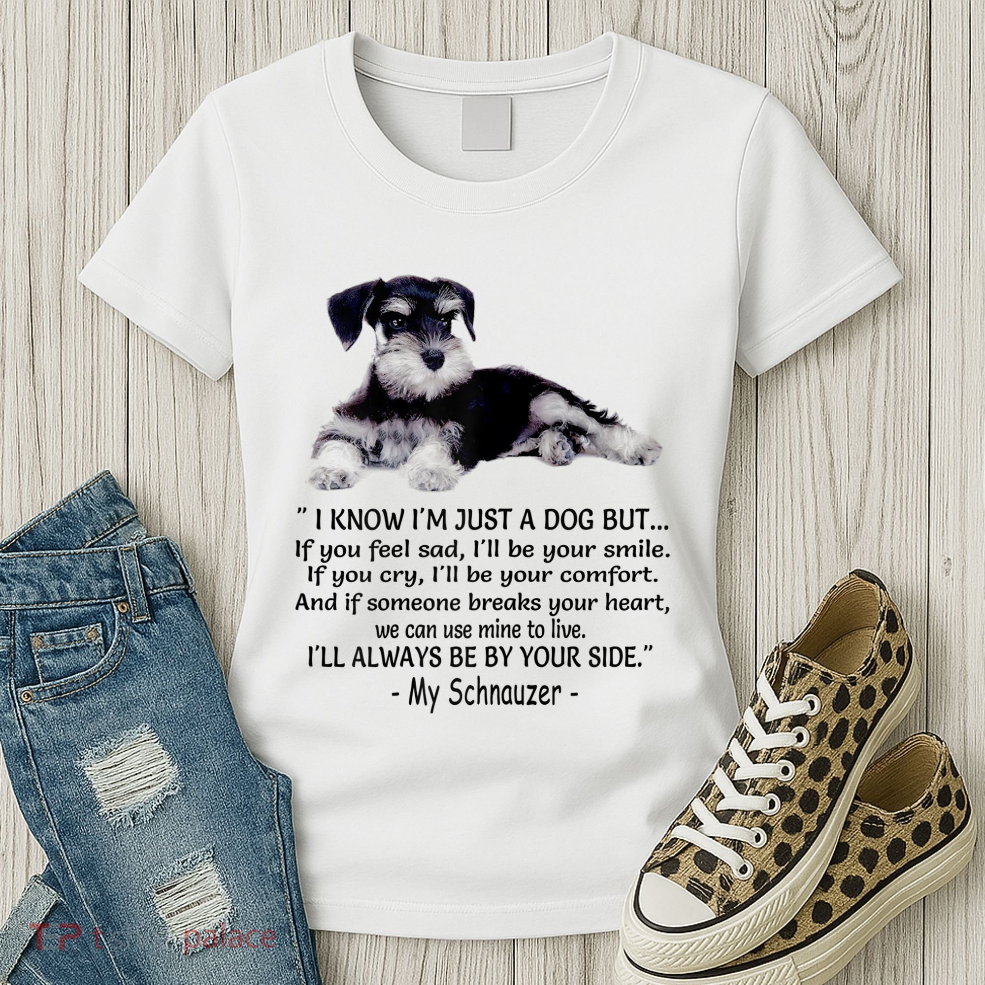 Miniature Schnauzer Funny Gift Women's T-Shirt