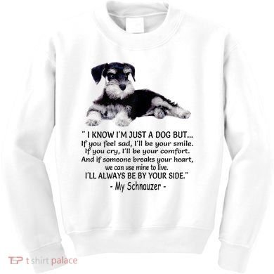 Miniature Schnauzer Funny Gift Kids Sweatshirt