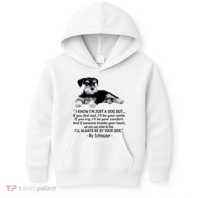 Miniature Schnauzer Funny Gift Kids Hoodie