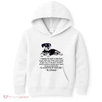 Miniature Schnauzer Funny Gift Kids Hoodie thumb 0